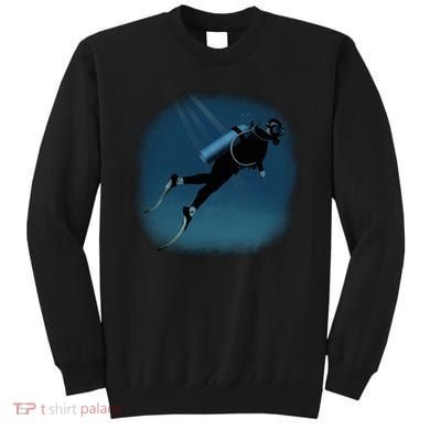 Scuba Diving Illustration Sweatshirt
