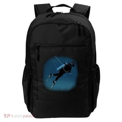 Scuba Diving Illustration Backpack