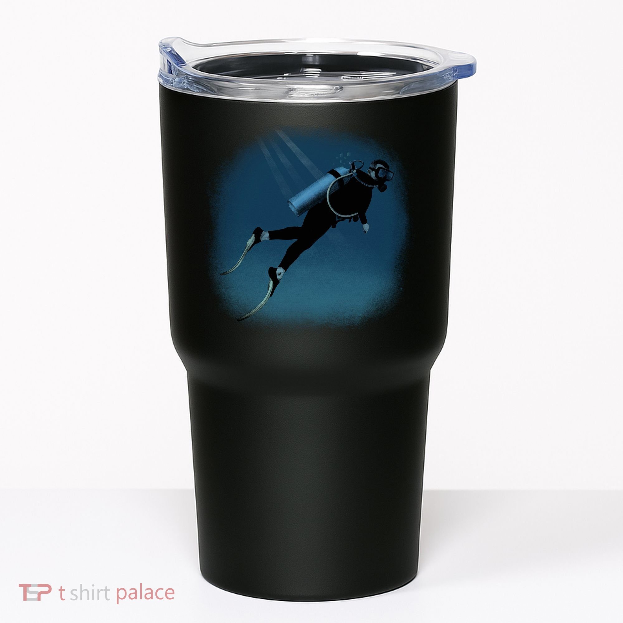 Scuba Diving Illustration Tumbler