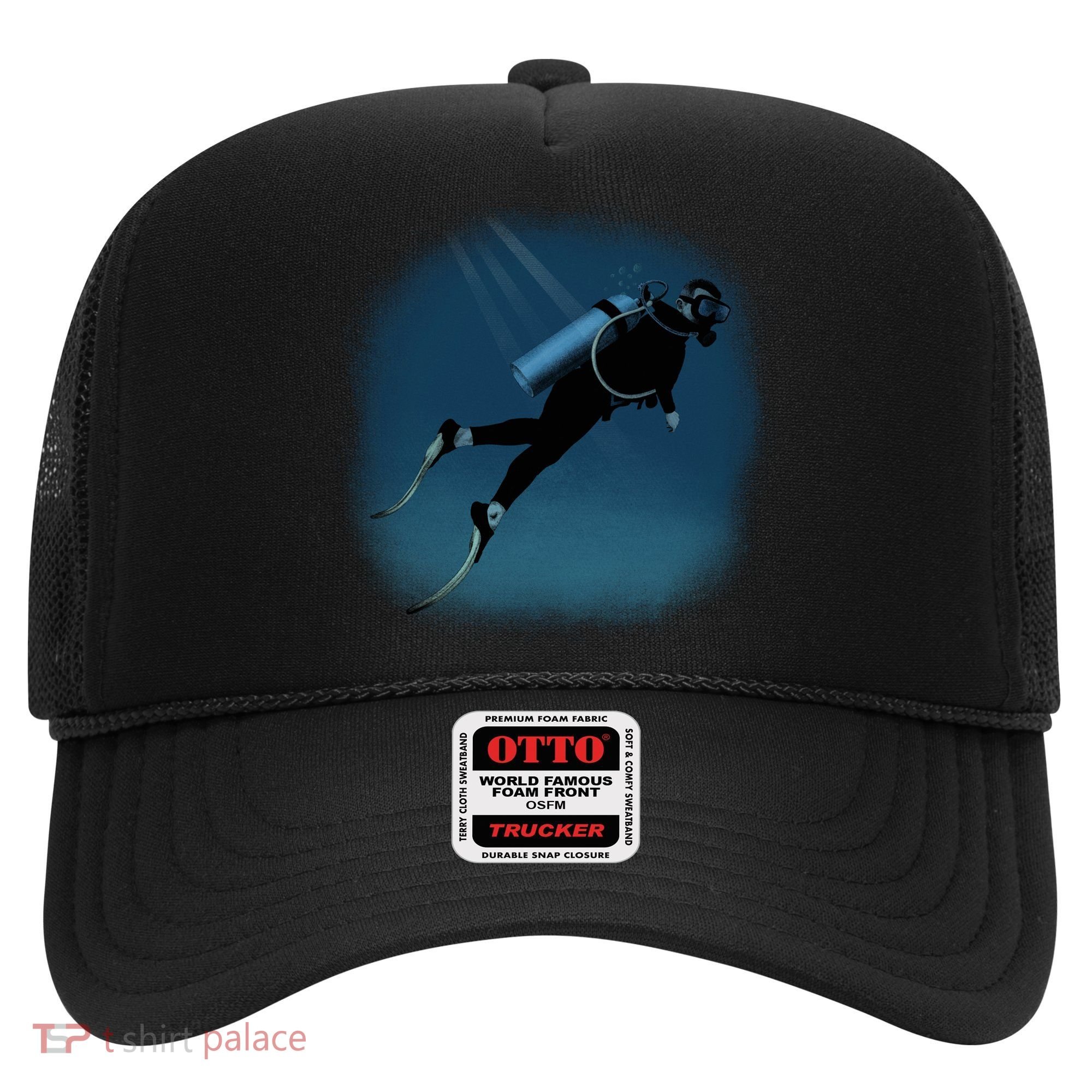 Scuba Diving Illustration Hat