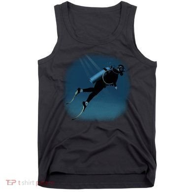 Scuba Diving Illustration Tank Top