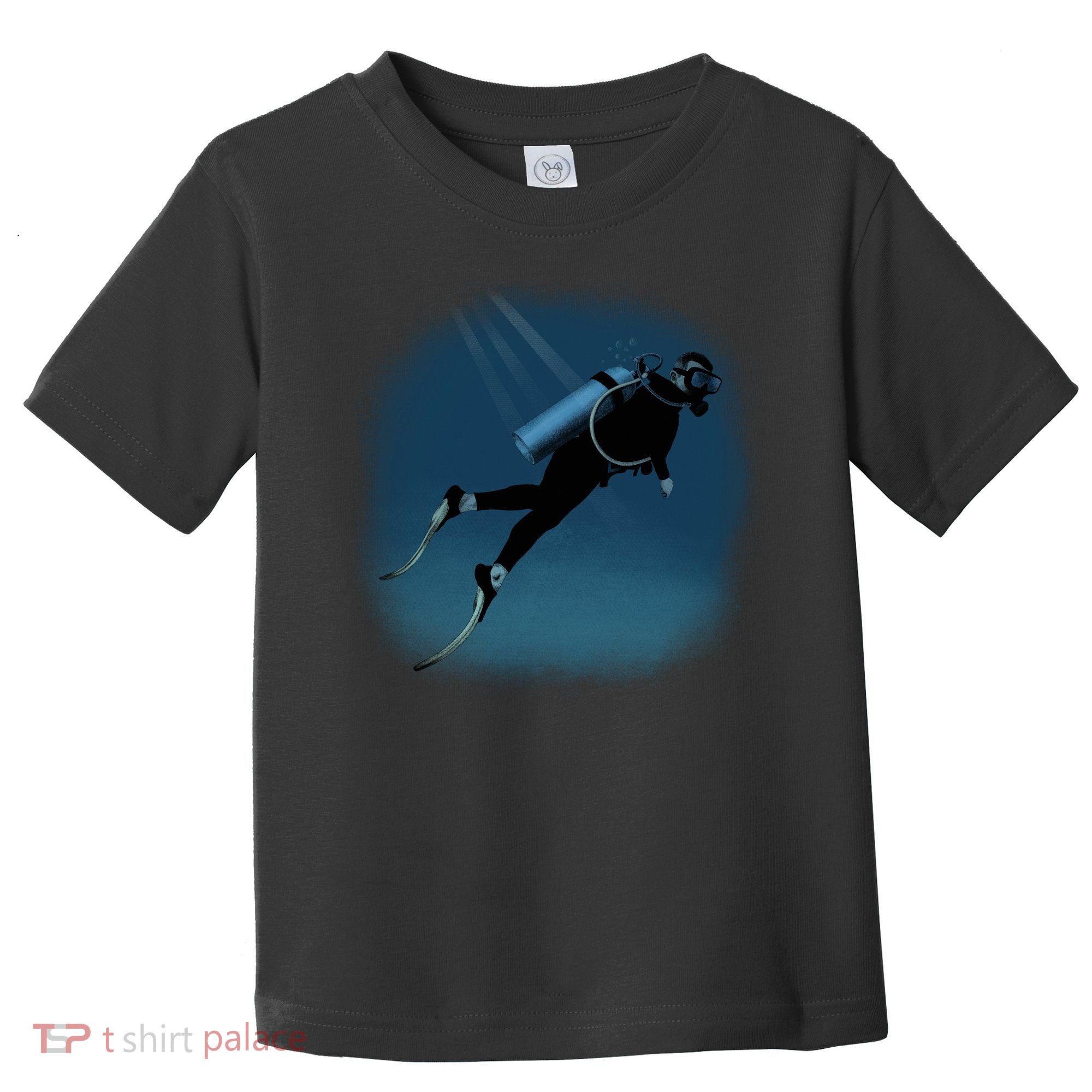 Scuba Diving Illustration Toddler T-Shirt