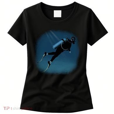 Scuba Diving Illustration Women's T-Shirt