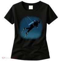 Scuba Diving Illustration Women's T-Shirt thumb 0