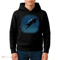 Scuba Diving Illustration Kids Hoodie thumb 4