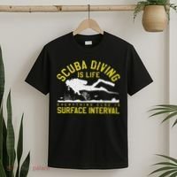 Scuba Diving Is Life Everything Else Is Surface Interval T-Shirt thumb 2