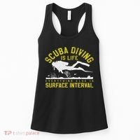 Scuba Diving Is Life Everything Else Is Surface Interval Women's Tank Top thumb 0