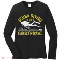 Scuba Diving Is Life Everything Else Is Surface Interval Women's Long Sleeve Shirt thumb 0