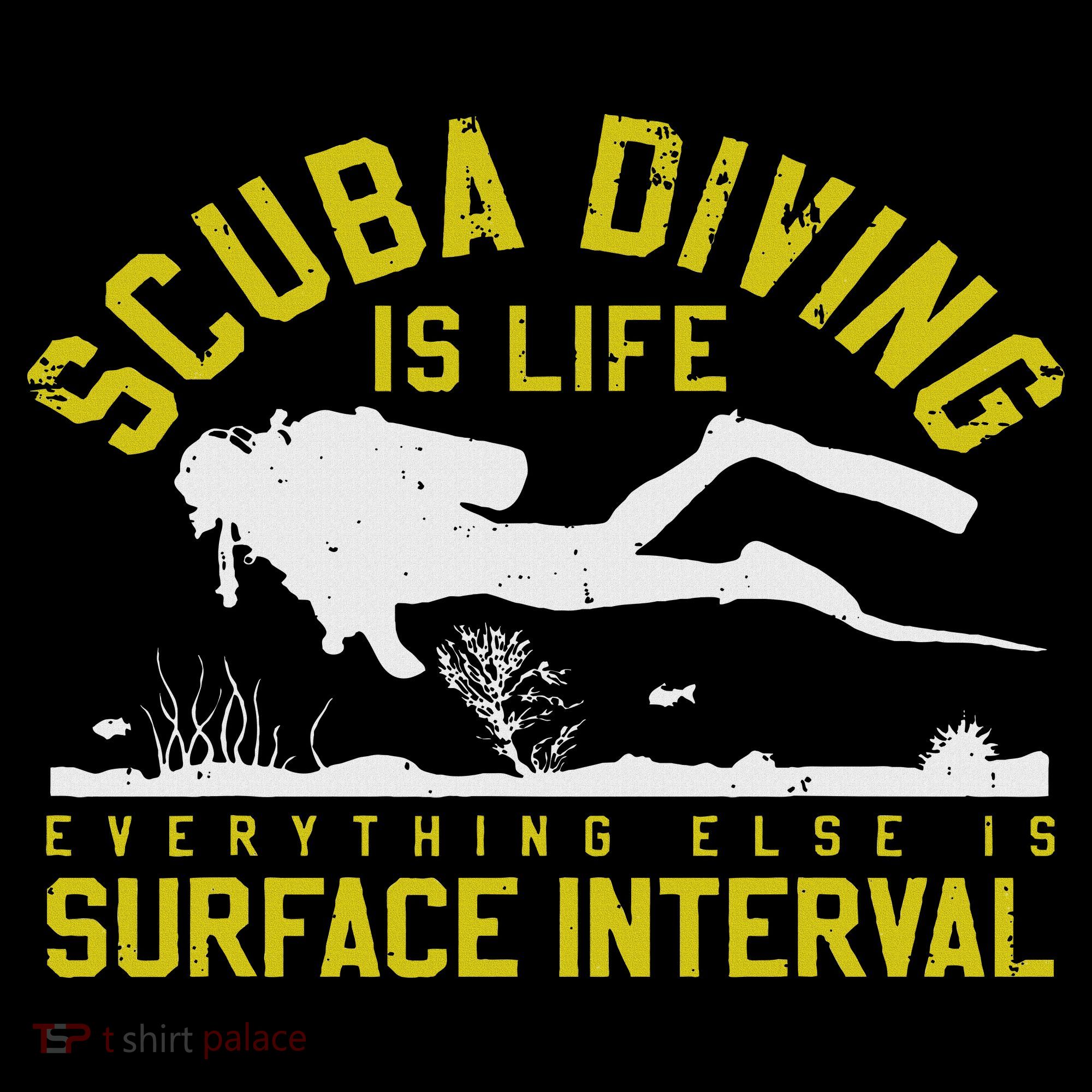 Scuba Diving Is Life Everything Else Is Surface Interval Kids Sweatshirt