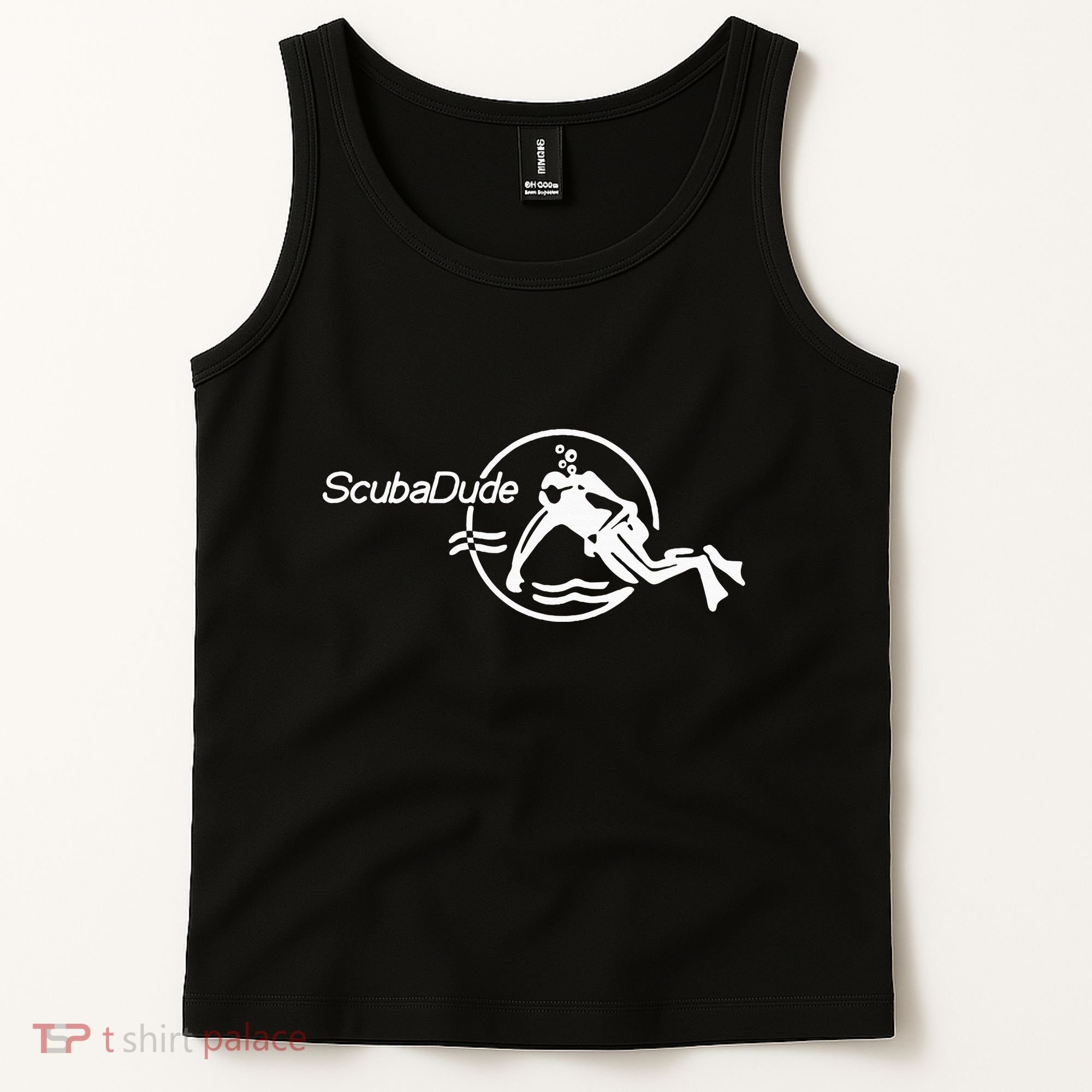 Scuba Dude Iconic Diver For Diving And Watch Enthusiasts Tank Top