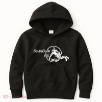 Scuba Dude Iconic Diver For Diving And Watch Enthusiasts Kids Hoodie thumb 0