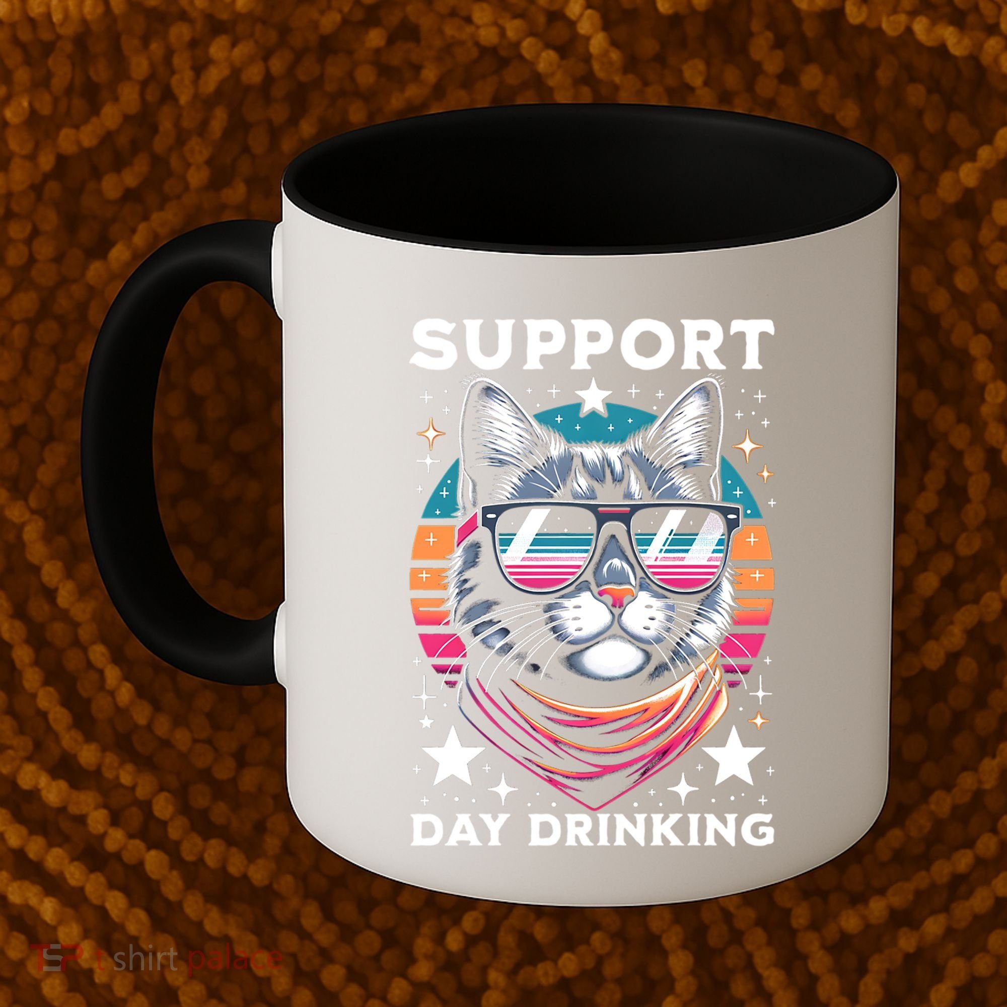 Support Day Ing Advocate Alcohol Enthusiast Cat Gift Coffee Mug