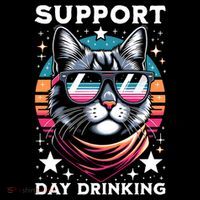 Support Day Ing Advocate Alcohol Enthusiast Cat Gift Coffee Mug thumb 5
