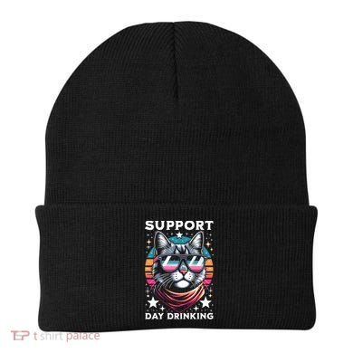 Support Day Ing Advocate Alcohol Enthusiast Cat Gift Beanie