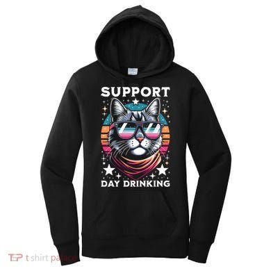 Support Day Ing Advocate Alcohol Enthusiast Cat Gift Women's Hoodie