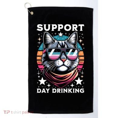 Support Day Ing Advocate Alcohol Enthusiast Cat Gift Golf Towel