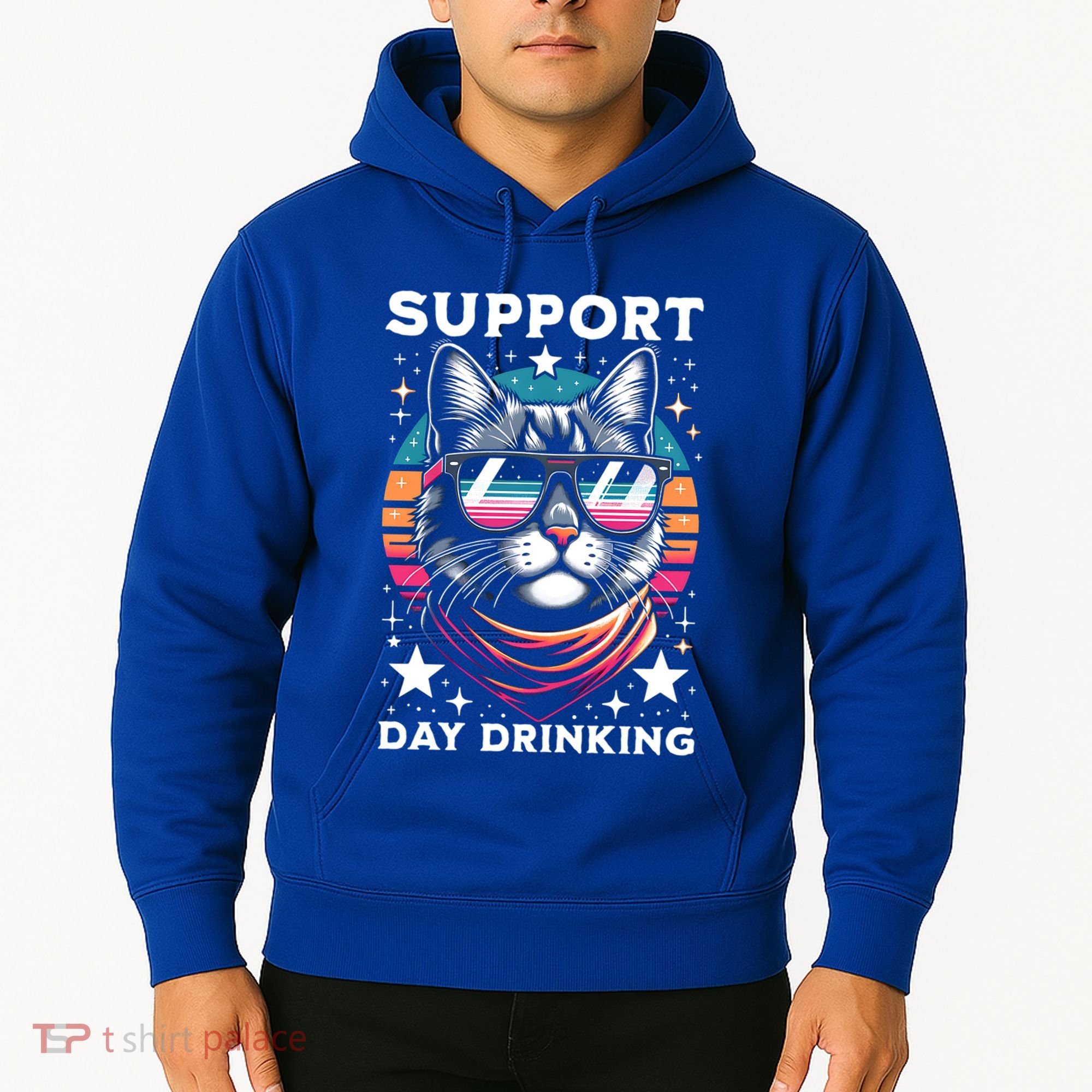 Support Day Ing Advocate Alcohol Enthusiast Cat Gift Hoodie