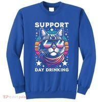 Support Day Ing Advocate Alcohol Enthusiast Cat Gift Sweatshirt thumb 0
