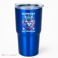 Support Day Ing Advocate Alcohol Enthusiast Cat Gift Tumbler thumb 0