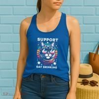 Support Day Ing Advocate Alcohol Enthusiast Cat Gift Women's Tank Top thumb 2