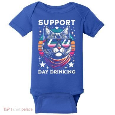 Support Day Ing Advocate Alcohol Enthusiast Cat Gift Baby Bodysuit