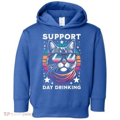 Support Day Ing Advocate Alcohol Enthusiast Cat Gift Toddler Hoodie