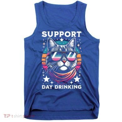 Support Day Ing Advocate Alcohol Enthusiast Cat Gift Tank Top