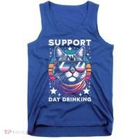 Support Day Ing Advocate Alcohol Enthusiast Cat Gift Tank Top thumb 0