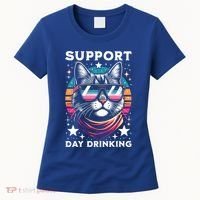 Support Day Ing Advocate Alcohol Enthusiast Cat Gift Women's T-Shirt thumb 0