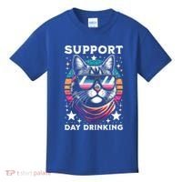 Support Day Ing Advocate Alcohol Enthusiast Cat Gift Kids T-Shirt thumb 0
