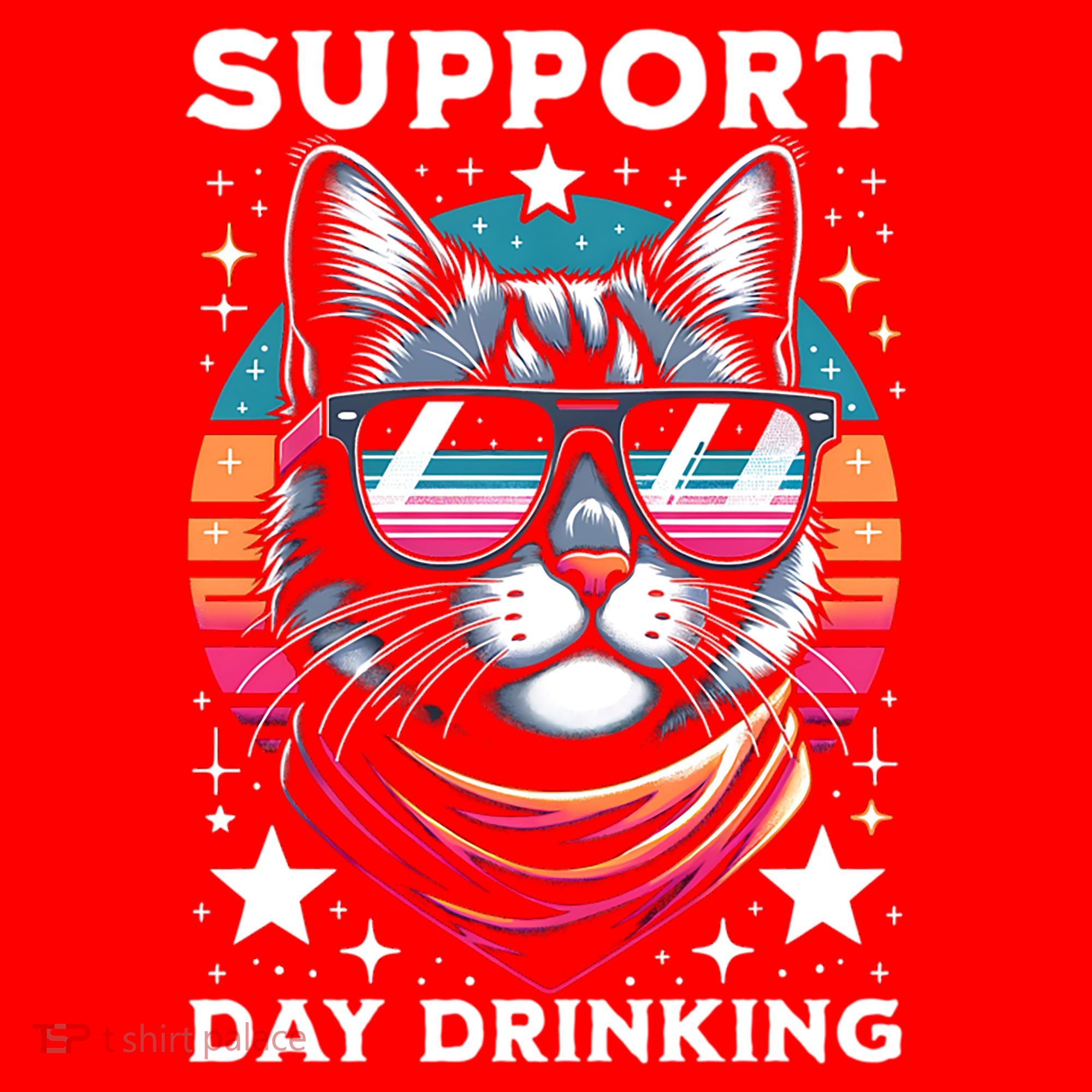Support Day Ing Advocate Alcohol Enthusiast Cat Gift Santa Hat