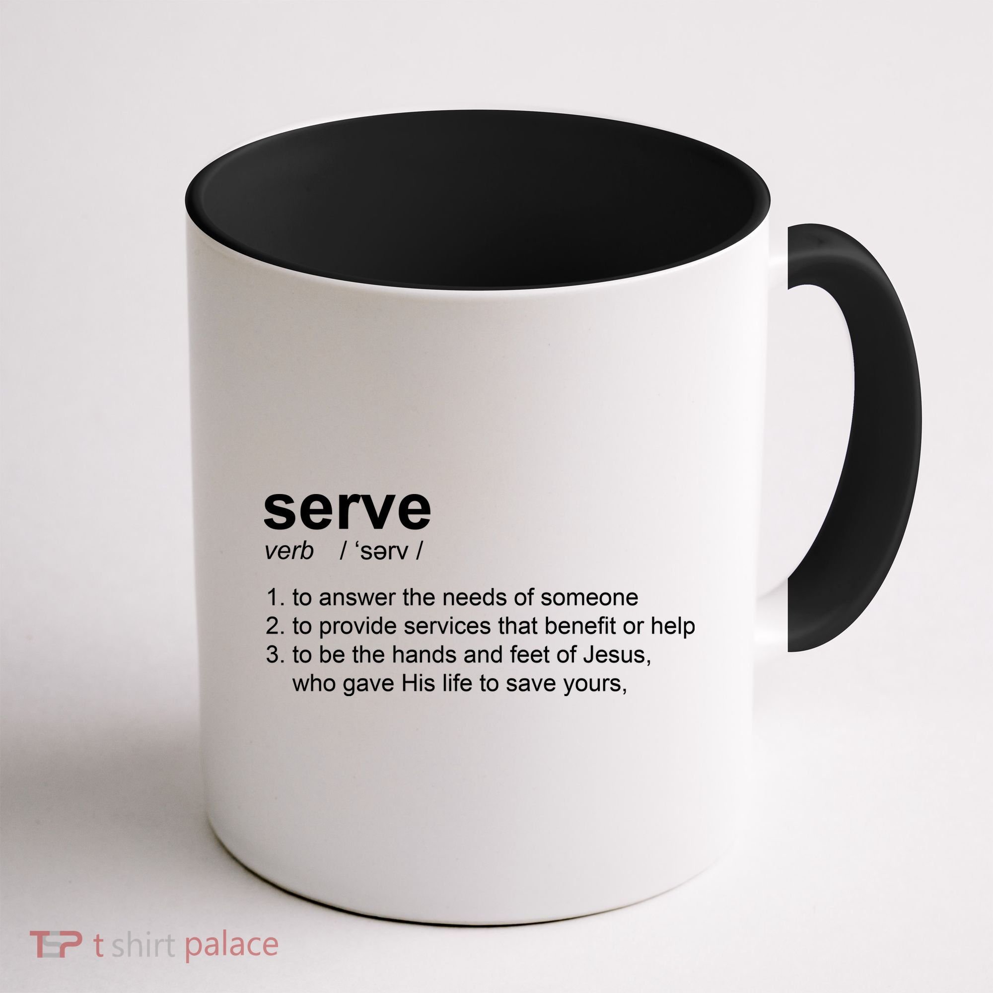 Serve Definition Jesus Christian Faith Coffee Mug
