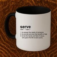 Serve Definition Jesus Christian Faith Coffee Mug thumb 2