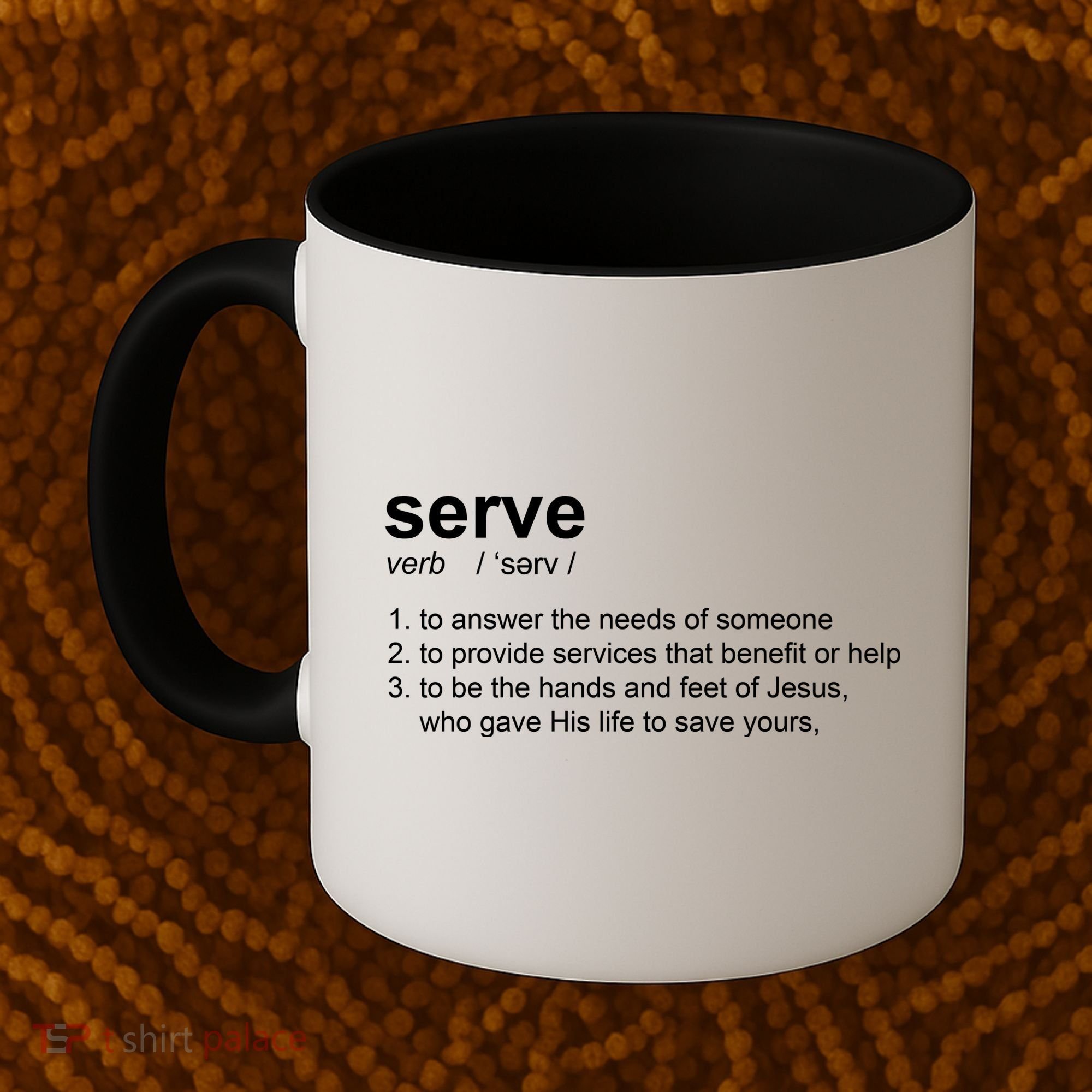 Serve Definition Jesus Christian Faith Coffee Mug
