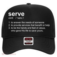 Serve Definition Jesus Christian Faith Hat thumb 0