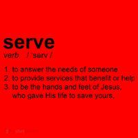 Serve Definition Jesus Christian Faith Santa Hat thumb 1