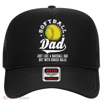 Softball Dad Like A Baseball Dad With Bigger Balls Softball Hat