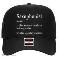 Saxophonist Definition Like A Normal Musician Saxophone Hat thumb 0