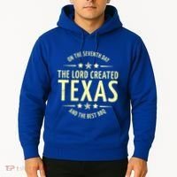 Seventh Day Lord Created Texas And Bbq Gift Hoodie thumb 2
