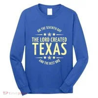 Seventh Day Lord Created Texas And Bbq Gift Long Sleeve Shirt thumb 0