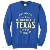 Seventh Day Lord Created Texas And Bbq Gift Sweatshirt thumb 0