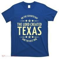 Seventh Day Lord Created Texas And Bbq Gift T-Shirt thumb 0