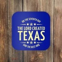 Seventh Day Lord Created Texas And Bbq Gift Coaster thumb 0