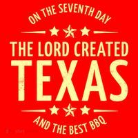 Seventh Day Lord Created Texas And Bbq Gift Santa Hat thumb 1
