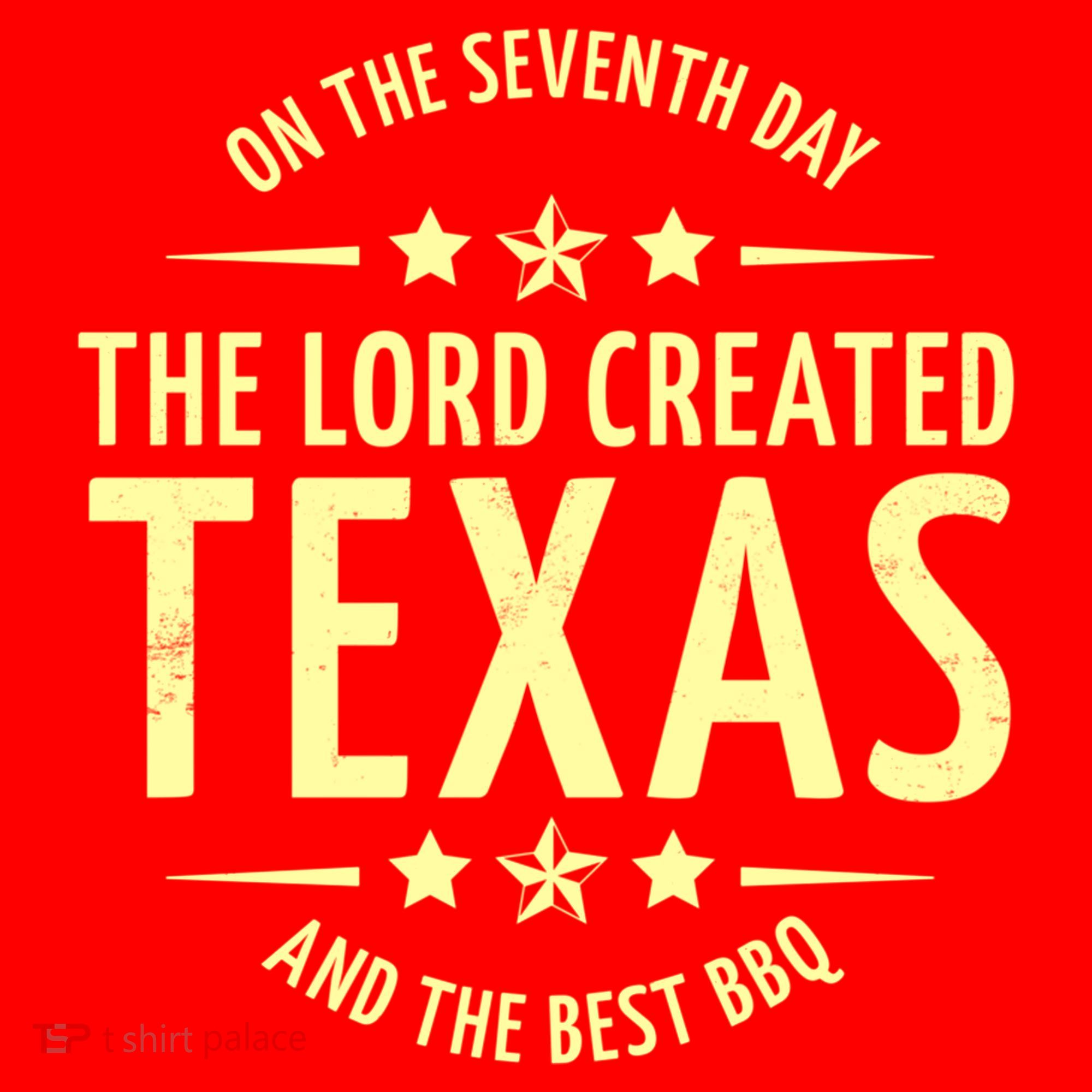 Seventh Day Lord Created Texas And Bbq Gift Santa Hat