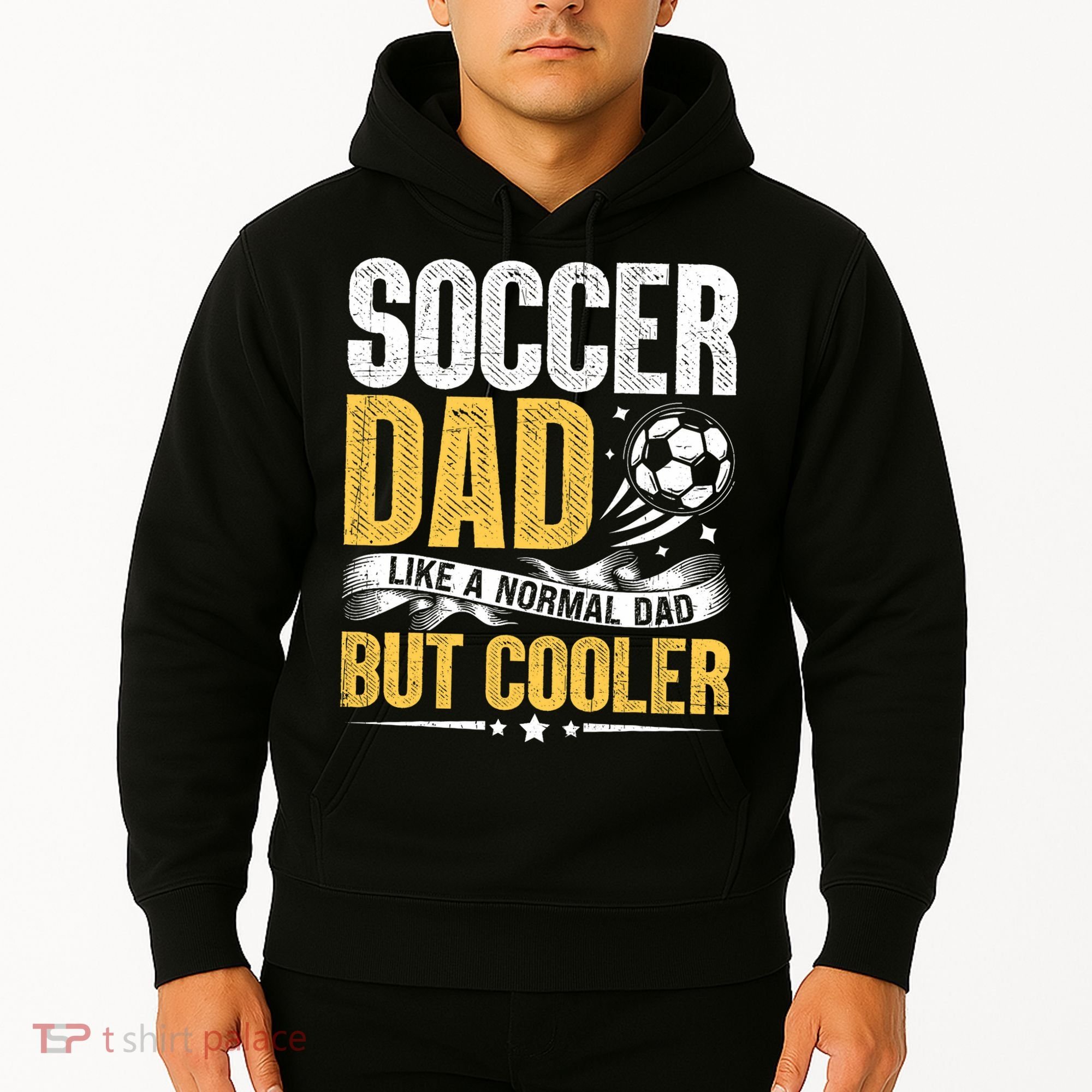 Soccer Dad Like A Normal Dad But Cooler Funny Hoodie