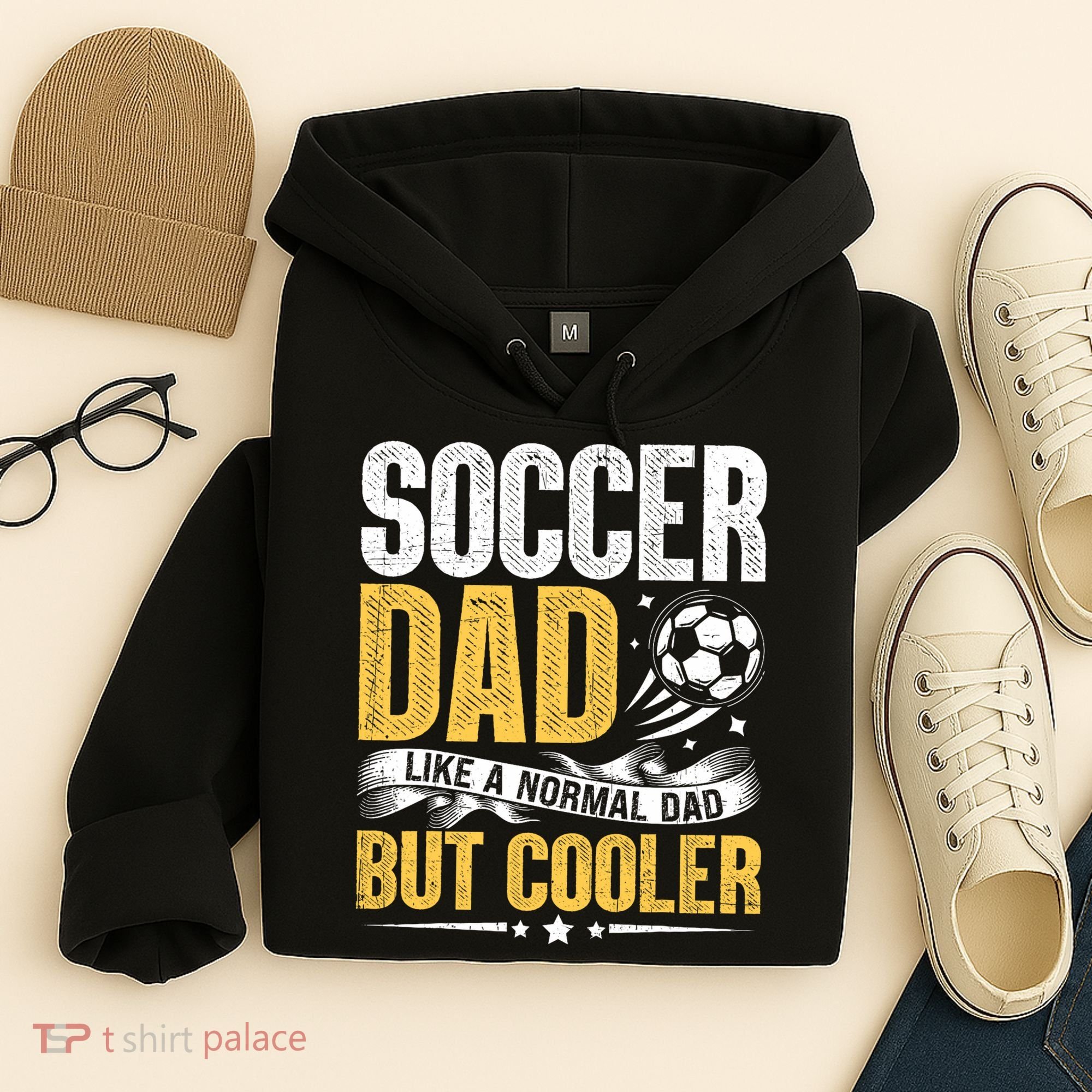 Soccer Dad Like A Normal Dad But Cooler Funny Hoodie