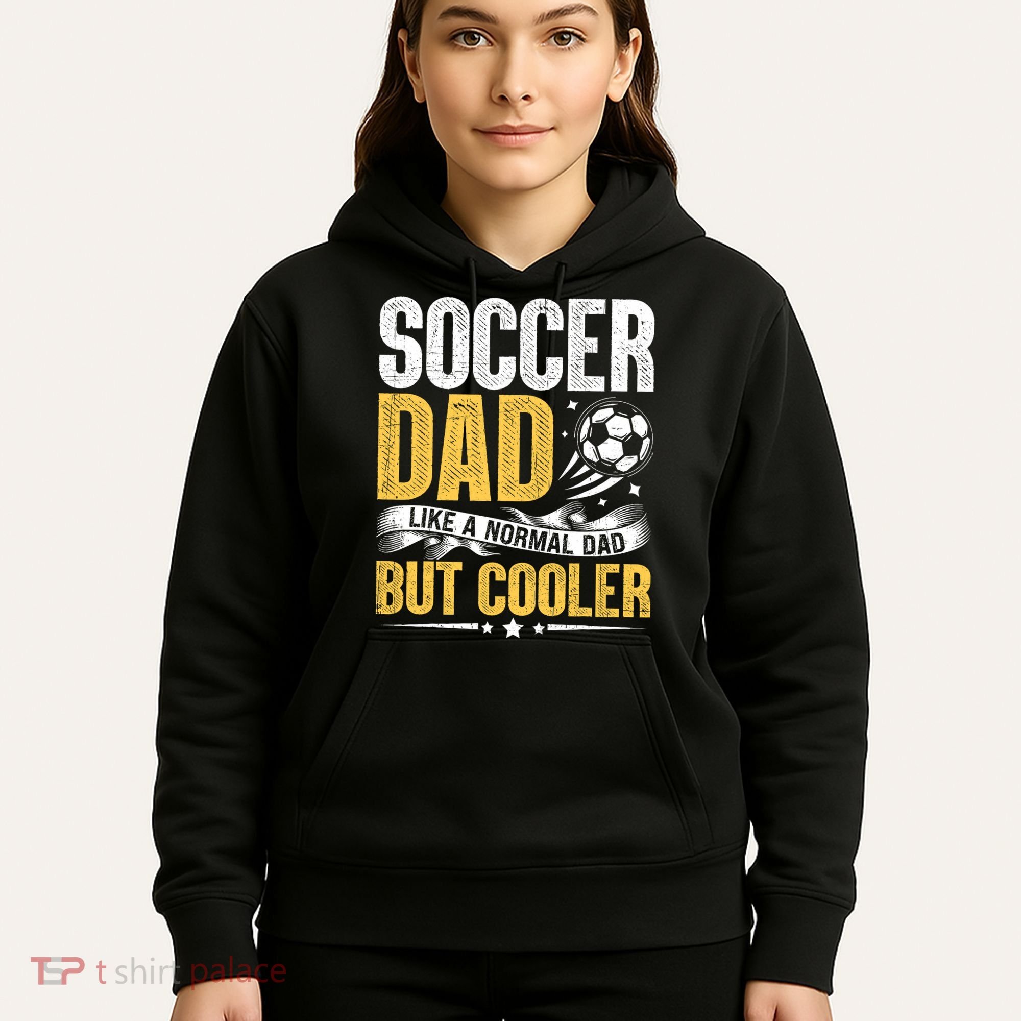 Soccer Dad Like A Normal Dad But Cooler Funny Hoodie