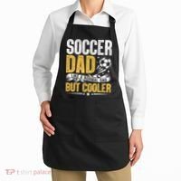 Soccer Dad Like A Normal Dad But Cooler Funny Apron thumb 2