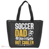 Soccer Dad Like A Normal Dad But Cooler Funny Tote Bag thumb 0